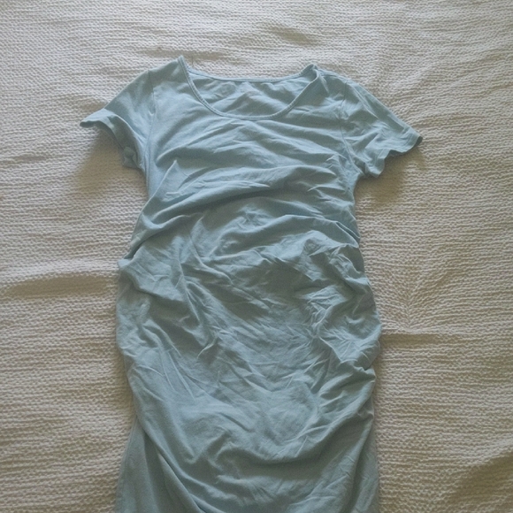 Isabel Maternity by Ingrid & Isabel Light Blue Dress - Picture 1 of 2